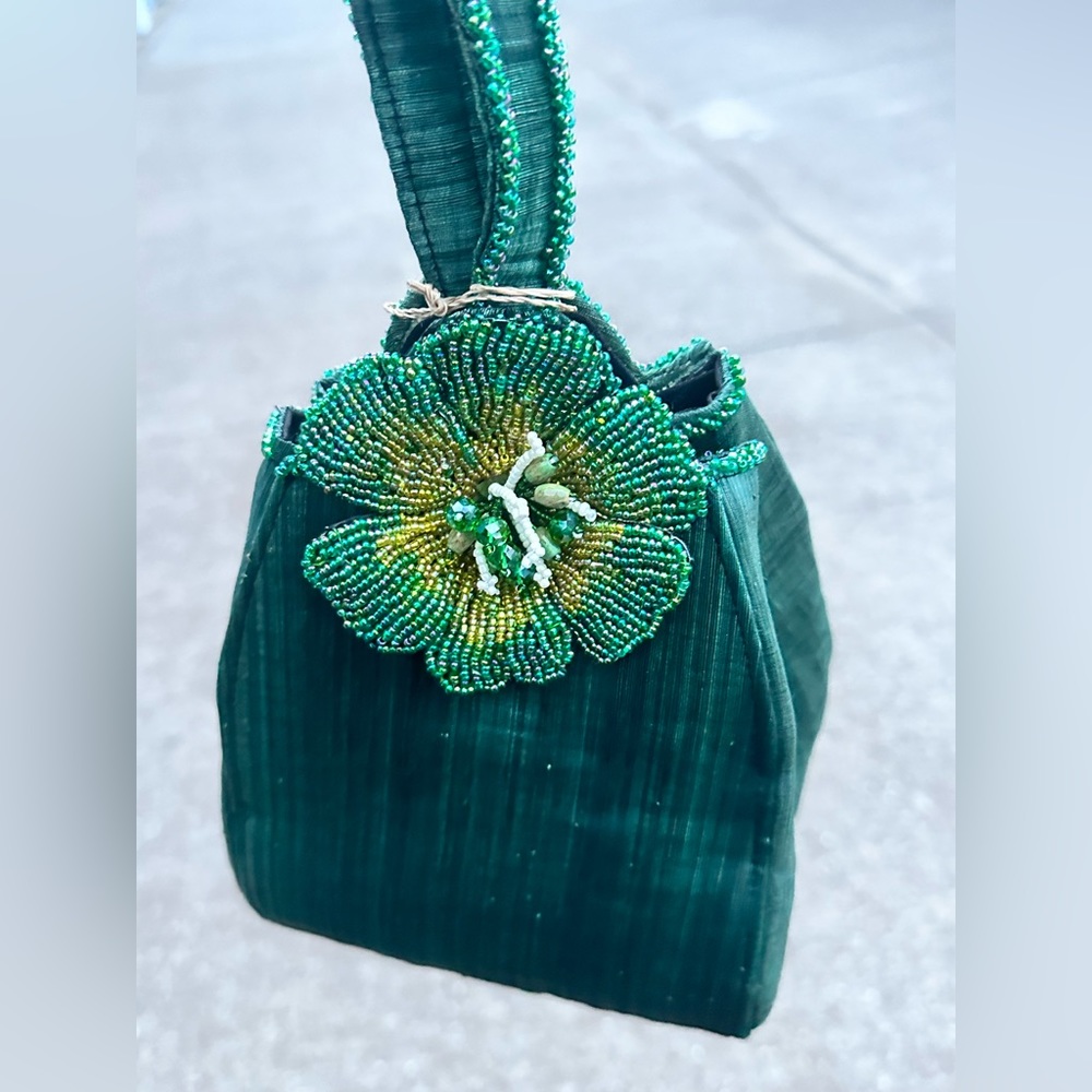Beaded Flower Handbag